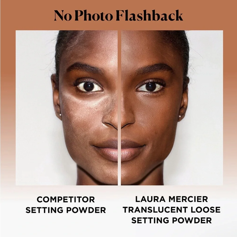 NWT Laura Mercier Flawless Encounter Translucent Loose Setting Powder & Puff